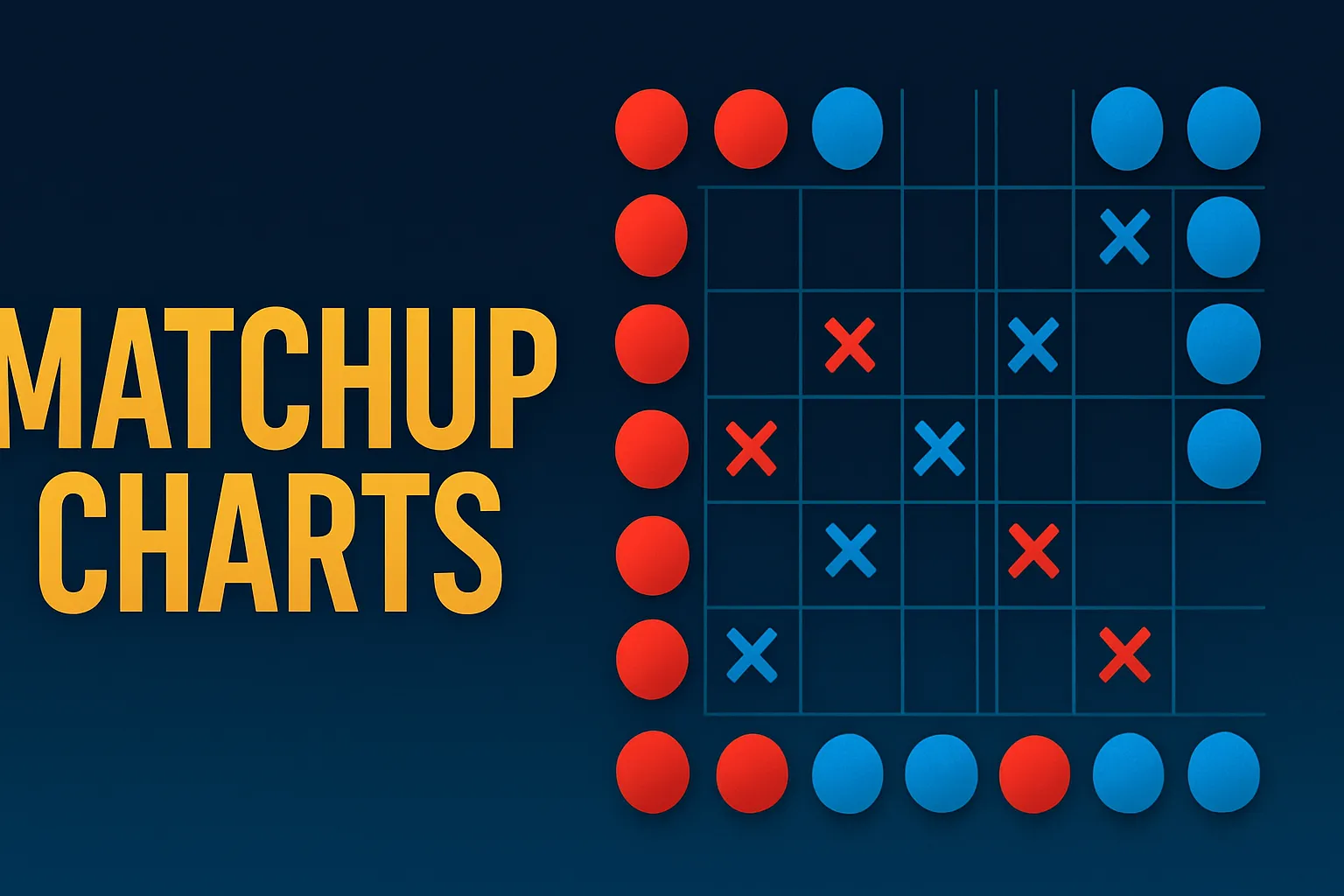 Matchup chart and punish finder interface